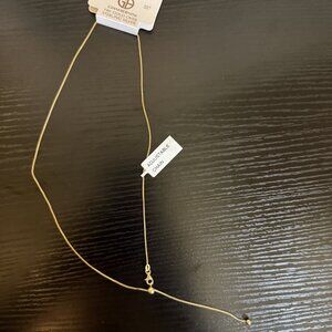 Giani Bernini Adjustable 16"- 22" Box Link Chain Necklace 18k Gold Over Silver